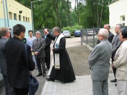 Poświęcenie mikrobusu Poświęcenie mikrobusu