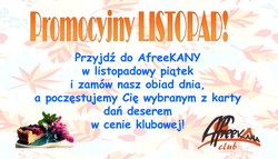 Promocja w AfreeKANIE